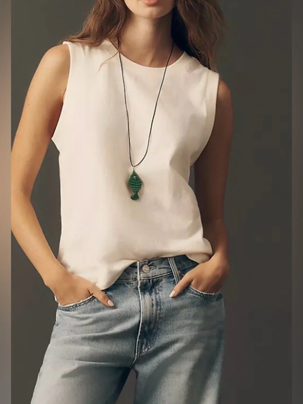 Anthropologie Kate Mancini x Maeve The Lobsterman Tank 🦞
